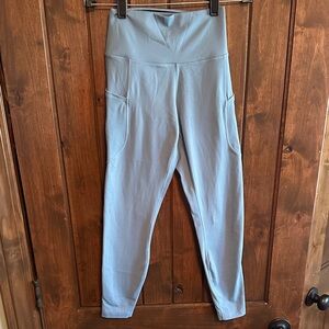 Nike Dri-FIT 7/8 Blue Leggings